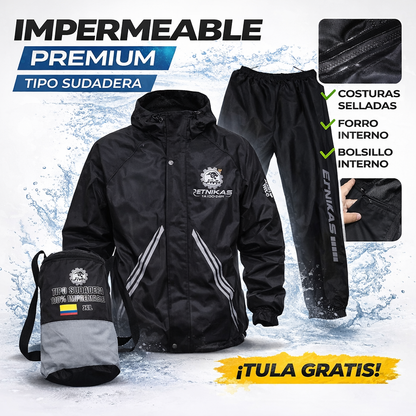 🛡️🌧️ Sudadera Impermeable 100% – Ligera, Cómoda y Lista para la Lluvia