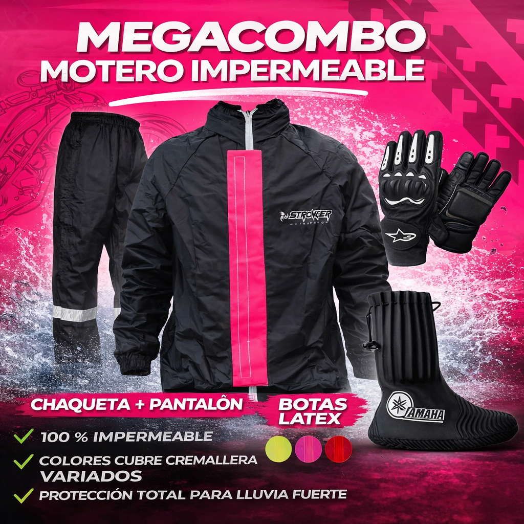 Combo especial siliconado 🏍️💥