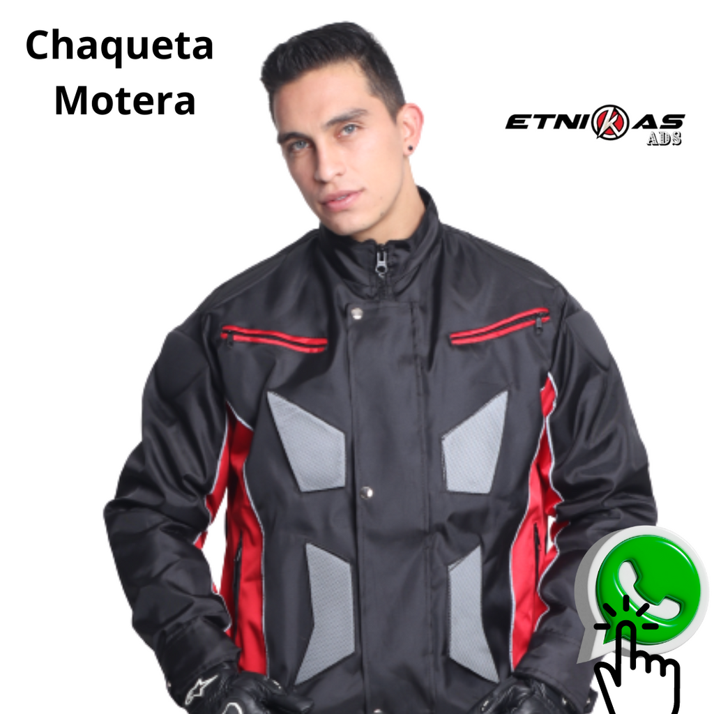 CHAQUETA MOTERA PROT FIJAS