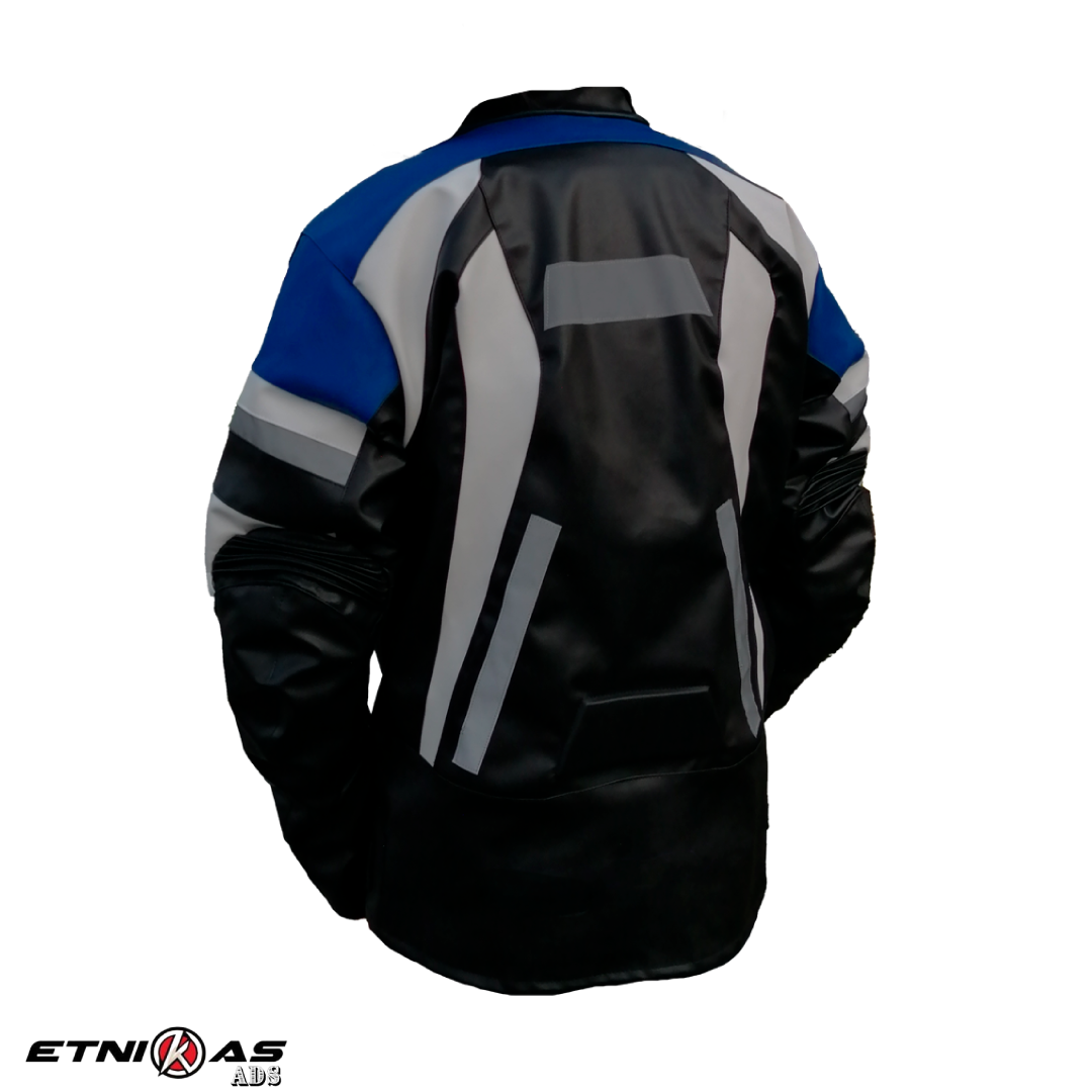 Chaquetas de Protección Touring para Moteros – Protecciones Removibles y Espalda Recta REF001