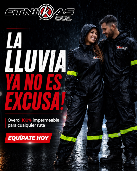 🌧️⚡ Overol Motero Impermeable – Máxima Protección en Cada Trayecto