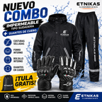COMBO Impermeable Premium Tipo Sudadera MAS GUANTES