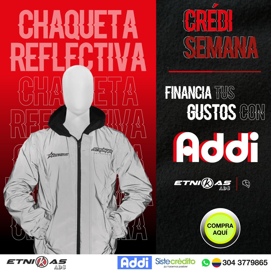 ¡compra Protección Total en Ruta! CHAQUETA  Reflectiva termica e impermeable 🛡️🔥