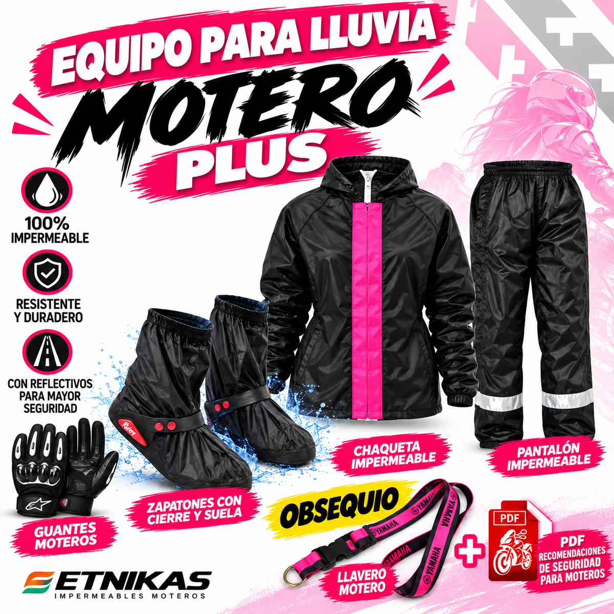 Equipo de LLUVIA MOTERO LITe