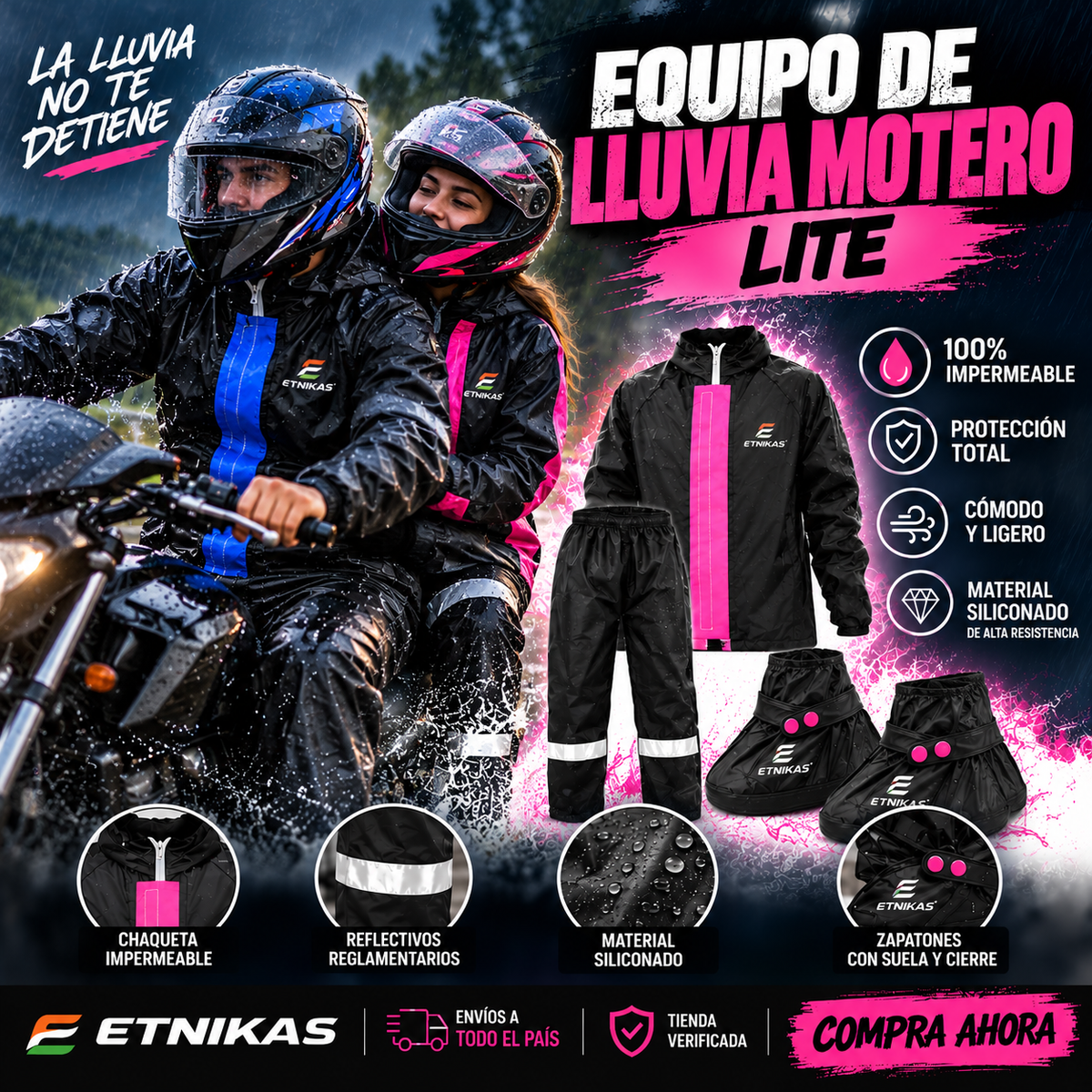 Equipo de LLUVIA MOTERO