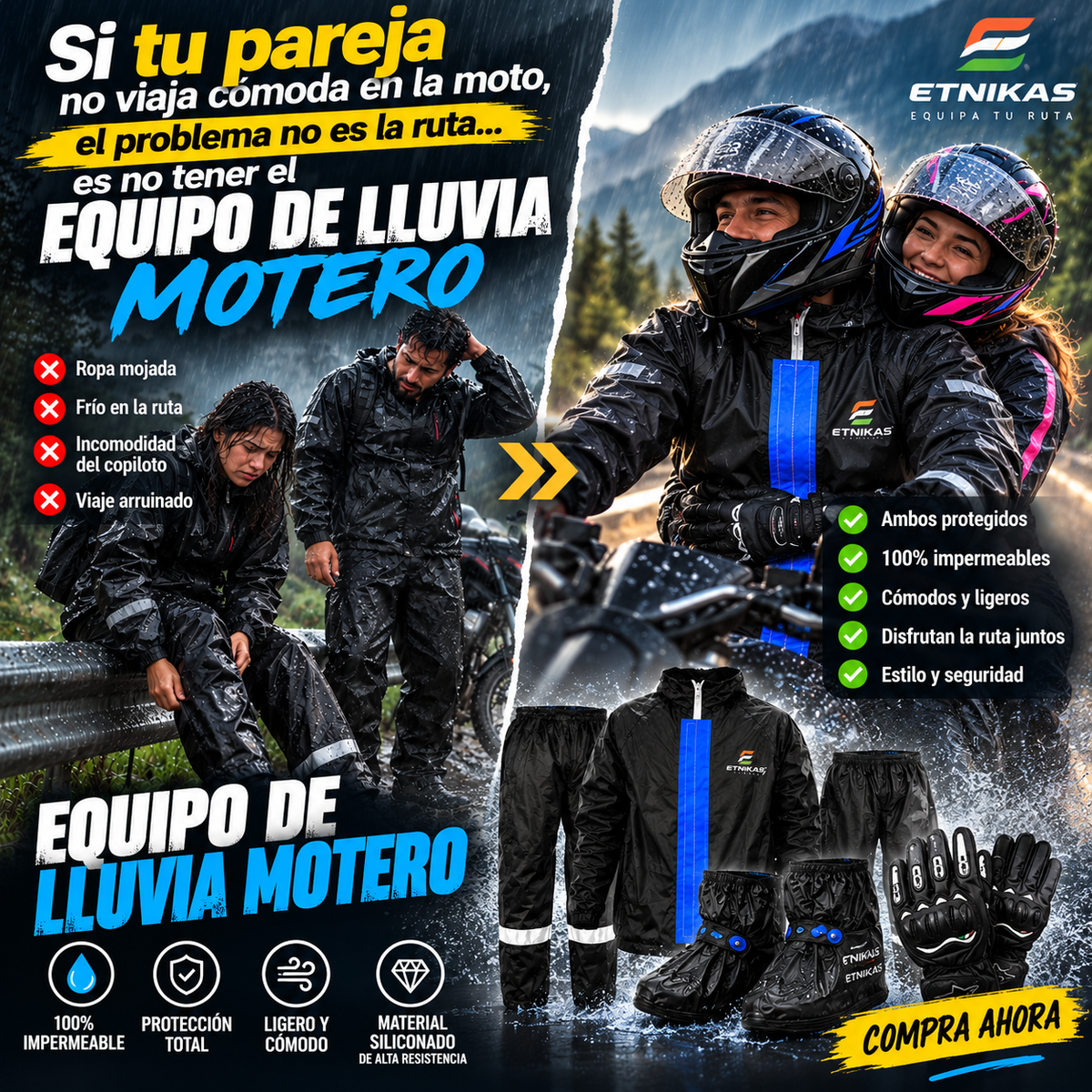 Equipo de LLUVIA MOTERO